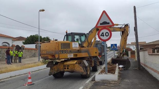 Actuación de mejora del tráfico peatonal en la carretera A-2228 del P.K. 7+400 al 7+700, a la altura de la Travesía de Cantarranas en el término municipal de Vejer