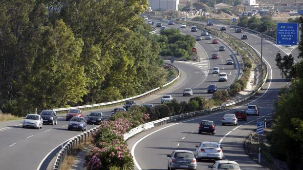 Imagen de la A-48 en las inmediaciones de Chiclana