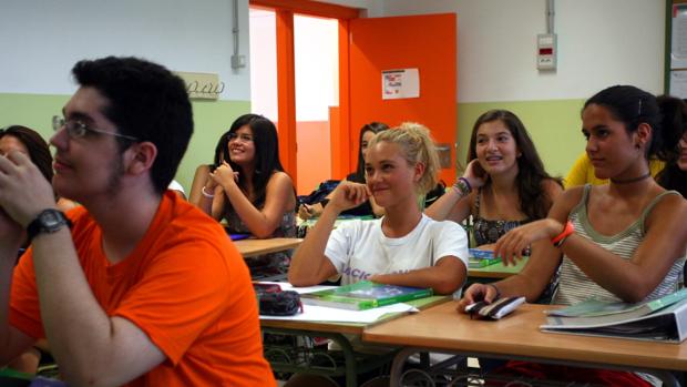 Alumnos en clase