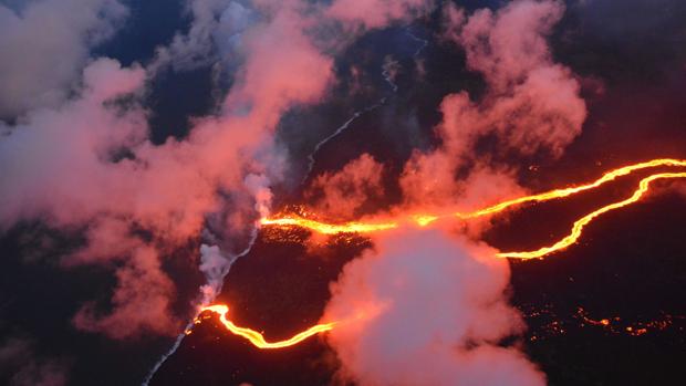 Imagen del volcán Kilauea