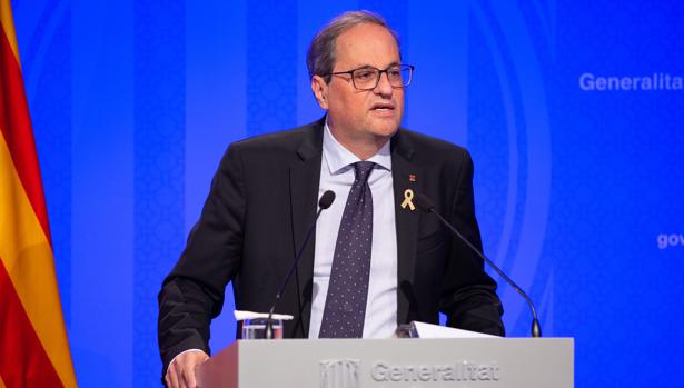 El presidente de la Generalitat de Cataluña, Quim Torra