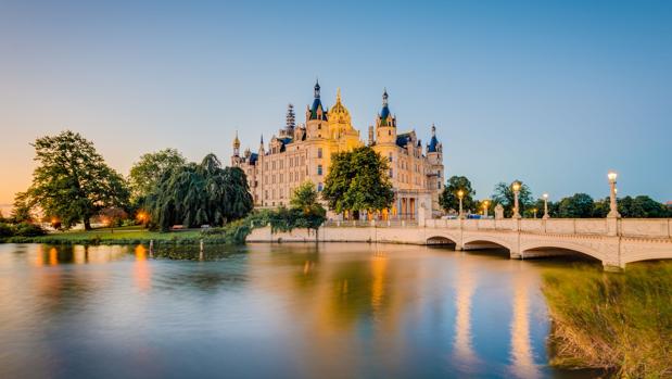 Castillo de Schwerin, en el estado de Mecklemburgo-Pomerania Occidental